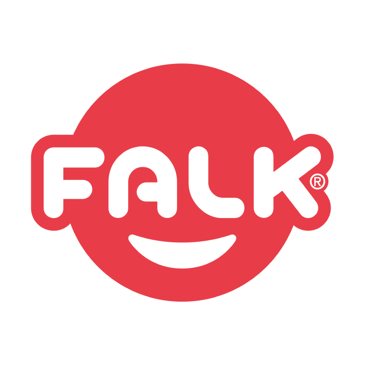 FALK CLAAS Kindertraktor Rutscher mit Frontlader und Heckbagger